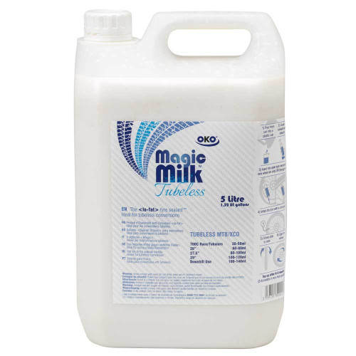 Increvable : Bidon 5 Litres OKO - Magic Milk - Tubeless