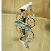 Figurine cycliste : maillot blanc du vainqueur du tour d'Allemagne