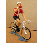 Figurine cycliste : maillot danois à la gourde