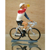 Figurine cycliste : champion de Hollande à la gourde