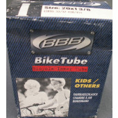 Chambre à air BBB BikeTube 20x1 3/8 - Valve Schrader 32mm - ETRTO 32/37-438/451