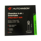 Chambre à air Hutchinson Protect'Air 27.5x1.70/2.35 Valve Schrader 48mm auto-obturante avec gel anti-crevaison ETRTO 47/57-584