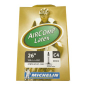Chambre à air Michelin Aircomp latex 26x1.90/2.20 Presta 40mm ETRTO 47/57-559