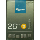 Chambre à air Schwalbe DV12 26p - Valve Dunlop 40 mm - ETRTO 32/47-559/597