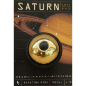 Sonnette rotative Mirrycle Saturne dorée