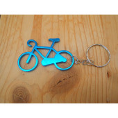 Porte clé vélo bleu clair