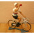Figurine cycliste : maillot hollandais à la gourde
