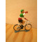 Figurine cycliste : champion d'Italie à la gourde
