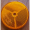 Catadioptre circulaire orange