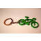Porte clé vélo vert