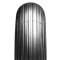 Pneumatique noir ligné 4PR - 4.80/4.00-8 - 400x100 - 150 kg - 6 km/H