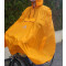 Poncho cape de pluie Valdipino mango orange Vaude XXL